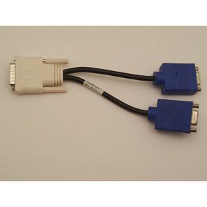 HP Bizlink DMS-59 to Dual VGA Y Video Splitter Cable HP 338285-006 Rev B USED